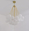 Cream Bubble Ball Chandelier