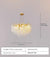 Creative golden tree branch crystal living room bedroom chandelier