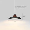 Vintage bucket hat pendant lamp