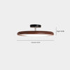 Adjustable walnut color ceiling lamp