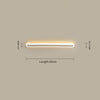 Minimalist long strip LED wall light