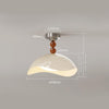 Medieval style eggshell bedroom ceiling lamp