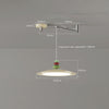 Cream style flying saucer dining room chandelier