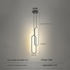 Minimalist LED bedroom bedside living room background wall Pendant light