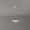 Swing arm flying saucer dining room chandelier