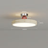 Simple cream style round LED ceiling lamp