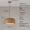 Japanese creative round dining pendant lamp