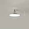 Cream style bedroom flying saucer ceiling lamp