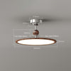 Medieval style walnut color ceiling lamp