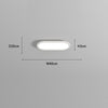 Ultra-thin corridor ceiling light