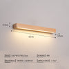 Nordic simple solid wood wall lamp