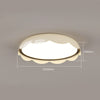 French cream style eggshell bedroom ceiling lamp