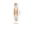 Natural marble background wall led wall lamp