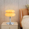 Medieval vintage glass table lamp