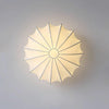 Cream silk bedroom ceiling lamp