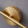 All copper led bathroom wall light