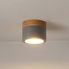 Nordic solid wood led aisle ceiling light