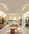 Modern simple long strip LED restaurant ceiling light