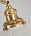 Vintage Brass Bedside Wall Lamp