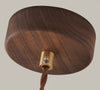 Japanese retro walnut chandelier