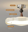 Cream style creative wave ceiling lamp