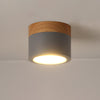 Nordic solid wood led aisle ceiling light