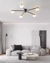 All-copper creative magic bean glass living room ceiling lamp