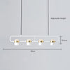 Nordic creative long strip dining pendant light