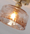 American retro aisle glass ceiling lamp