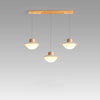 Original wood cream style dining chandelier