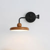 Foldable flying saucer wall lamp