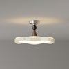 Cream style creative wave ceiling lamp