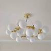 Nordic glass round ball personality chandelier