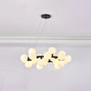 Nordic glass round ball personality chandelier