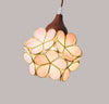Wabi-sabi style bedroom bedside French glass restaurant small chandelier