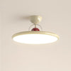 Cream style bedroom flying saucer ceiling lamp