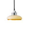 Retractable glass dining pendant light