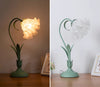 Lily of the Valley flower Bedroom Table Lamp