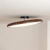 Adjustable walnut color ceiling lamp