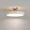 Simple cream style round LED ceiling lamp