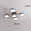 Nordic log led ceiling light