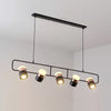 Nordic creative long strip dining pendant light