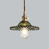 Fresh green glass chandelier