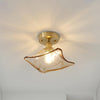 American retro aisle glass ceiling lamp