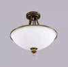 Simple retro American style iron bedroom ceiling lamp