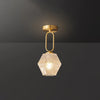 Retro all-copper aisle ceiling lamp