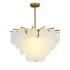 French cream shell chandelier