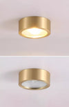 All copper aisle balcony led ceiling light