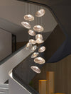 Creative glass cloud chandelier