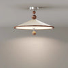 Medieval style creative flying saucer bedroom ceiling lamp